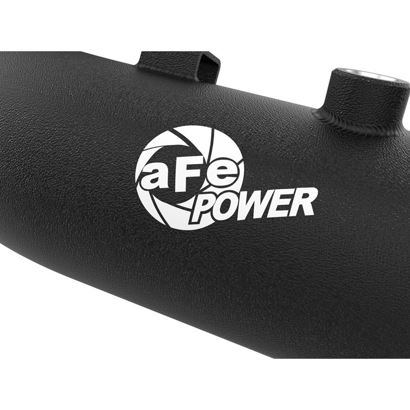 aFe BladeRunner 3 In. Aluminum Hot and Cold Charge Pipe- BLK for 23-24 Ford F250/F350 Super Duty V8-6.7L (46-20684-B)