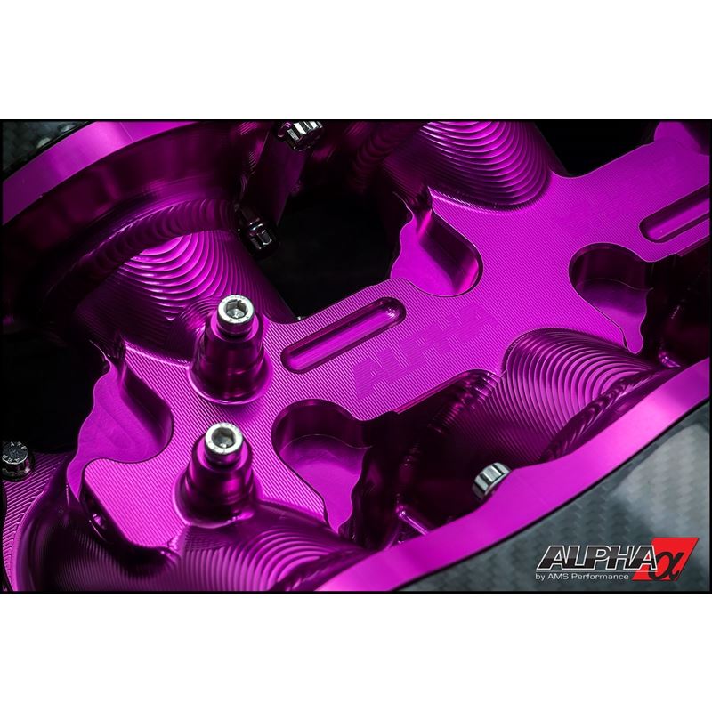 ALPHA R35 Carbon Fiber Intake Manifold - Standard Fuel Rail (6 injectors), Clear (ALP.07.08.0101-1)