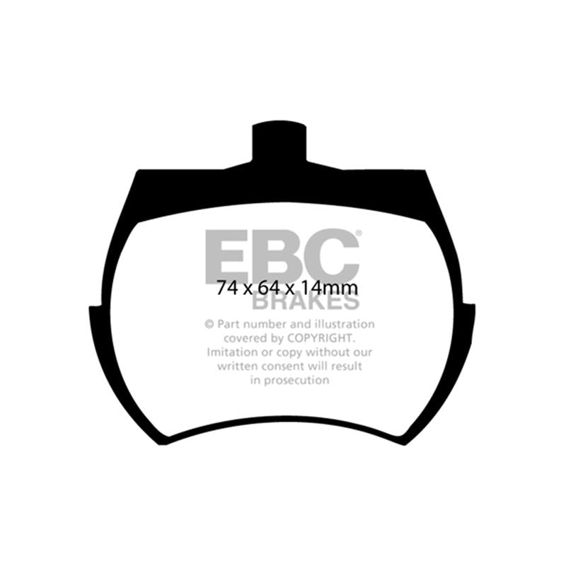 EBC Greenstuff 2000 Series Sport Brake Pads (DP2127)