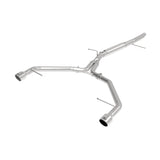 aFe MACH Force-Xp 3 IN to 2-1/2 IN Stainless Steel Axle-Back Exhaust System Polished (49-36419-P)