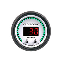 Load image into Gallery viewer, AutoMeter 52.4mm White Switchable 0-1600 PSI / 0-110 BAR Vacuum/Boost Phantom Elite Digital Gauge (6758-PH)