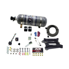 Load image into Gallery viewer, Nitrous Express 4150 4-BBL/Alcohol Nitrous Kit (50-300HP) w/Composite Bottle (30045-12)