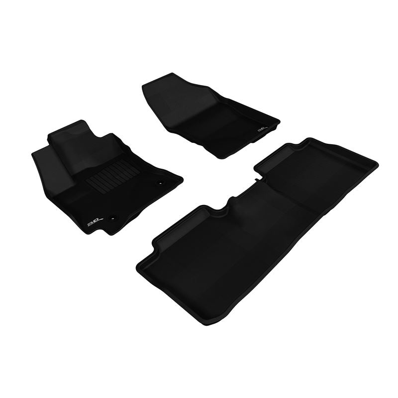 3D Maxpider KAGU Floor Mat, BLACK, 1ST ROW/2ND ROW (L1TY13701509)