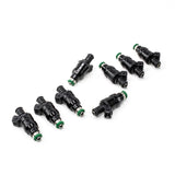 Deatschwerks Universal Low Impedance 14mm upper set of 8 injector 1000cc/min (42M-14-1000-8)