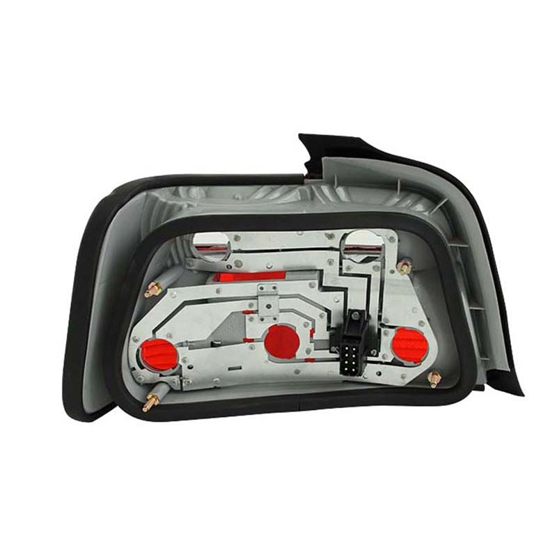 ANZO USA 1992-1998 BMW 3 Series E36 Taillights Red/Clear (221216)