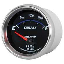 Load image into Gallery viewer, AutoMeter Cobalt 66.7mm 0-90 ohms Fuel Level Gauge (7914)