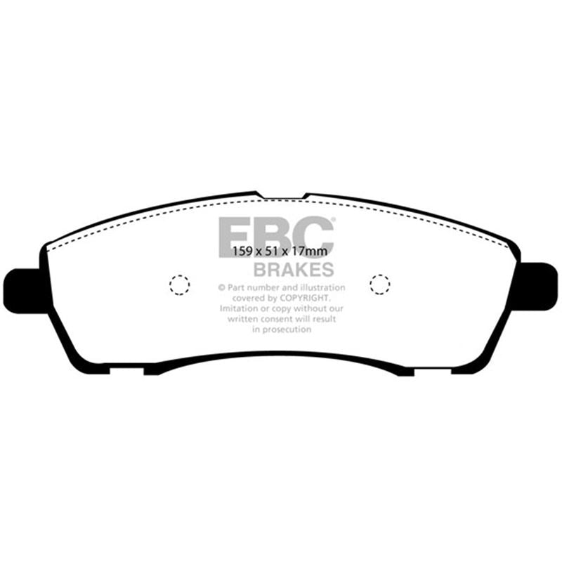 EBC Yellowstuff Street And Track Brake Pads (DP41603R)