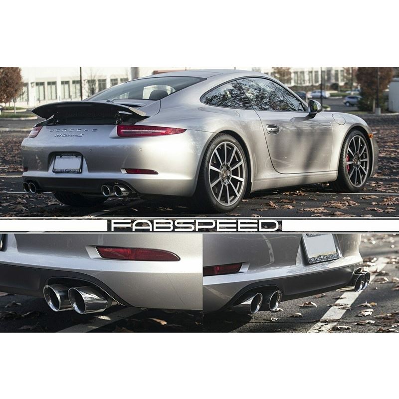 Fabspeed 991 Carrera Deluxe Quad-Style Tips (PSE/Carrera S) (12-16) (FS.POR.991.QDTDC)