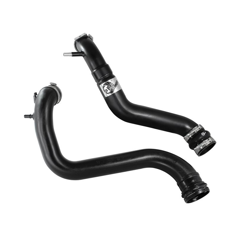 aFe BladeRunner 3-1/2 IN to 3 IN Aluminum Cold Charge Pipe Black (46-20129-1)