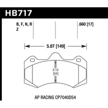 Load image into Gallery viewer, Hawk Performance Street Brake Pads (HB717F.660)