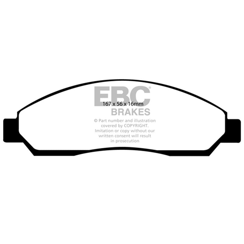 EBC Yellowstuff Street And Track Brake Pads (DP41705R)