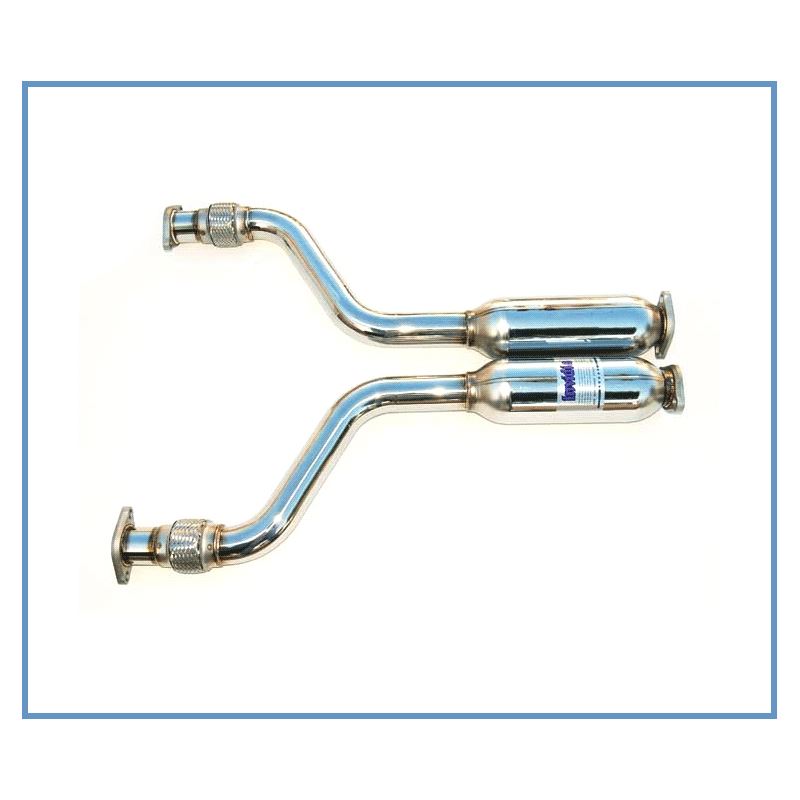 Invidia 09+ 370Z Gemini Single Layer Titanium Tip Cat-back Exhaust (HS09N7ZGIT)