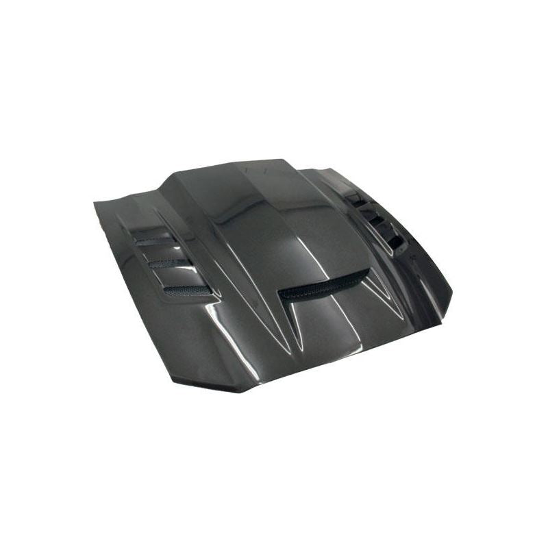 VIS Racing Terminator Style Black Carbon Fiber Hood (13FDMUS2DTM-010C)