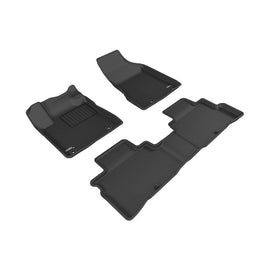 3D Maxpider KAGU Floor Mat, BLACK, 1ST ROW/2ND ROW (L1NS08301509)