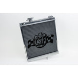 CSF Cooling - Racing & High Performance Division 1/2 Size Polished Radiator for 03-07 Mitsubishi Lancer EVO 7/8/9 (7228)