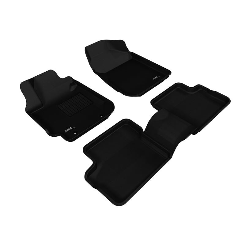 3D Maxpider KAGU Floor Mat, BLACK, 1ST ROW/2ND ROW (L1TY04301509)