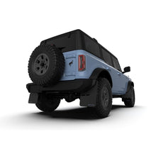 Load image into Gallery viewer, Rally Armor Black Mud Flap/Area Blue Logo for 2021+ Ford Bronco (MF85-RR-PL-ABL)