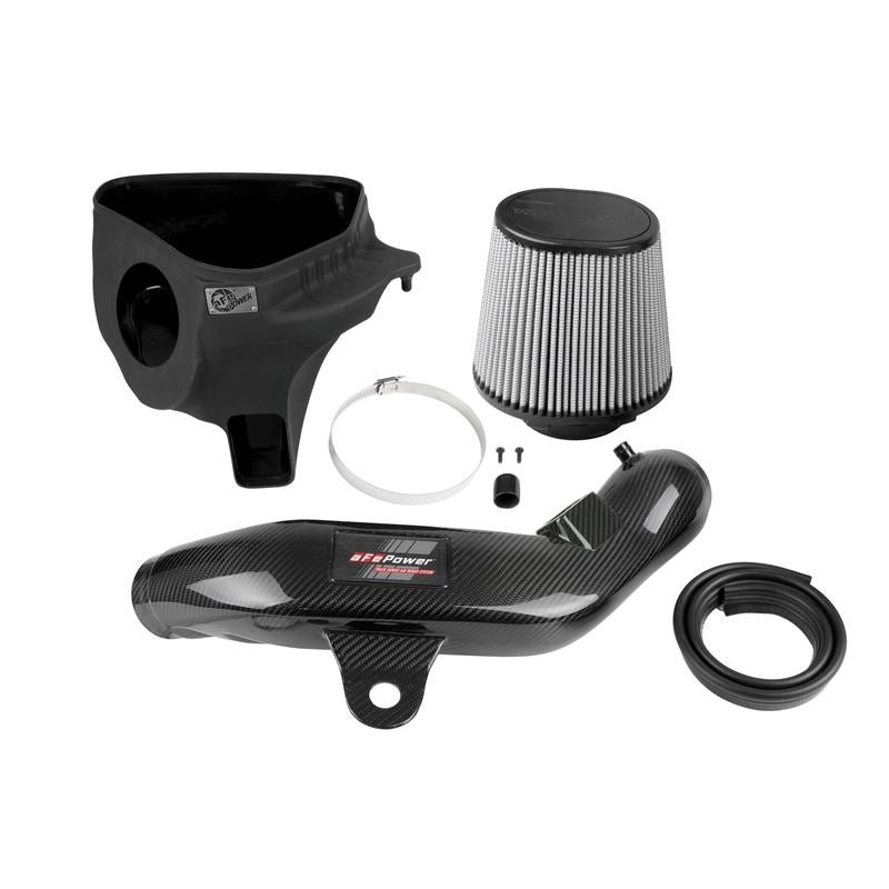 aFe Track Series Stage-2 Carbon Fiber Intake System w/ Pro DRY S Media for 2014-2016 BMW 435i(57-10004D)