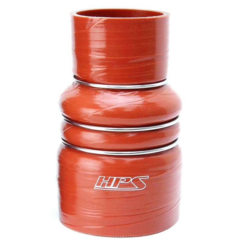 HPS 3.5" 4" ID, 6" Long High Temp 4 ply Aramid Reinforced Silicone CAC Cou (CAC-350-400-HOT)