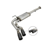 aFe Rebel Series 3 IN Cat-Back Exhaust System w/ Dual Mid-Side Exit Black Tips (49-46033-B)