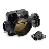 Blox Racing Honda B/D/H/F Series Engines 74mm Black Billet Throttle Body V2 / Includes TPS (BXIM-00204-BK-V2)