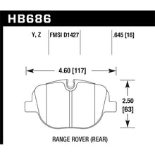 Load image into Gallery viewer, Hawk Performance Performance Ceramic Brake Pads (HB686Z.645)