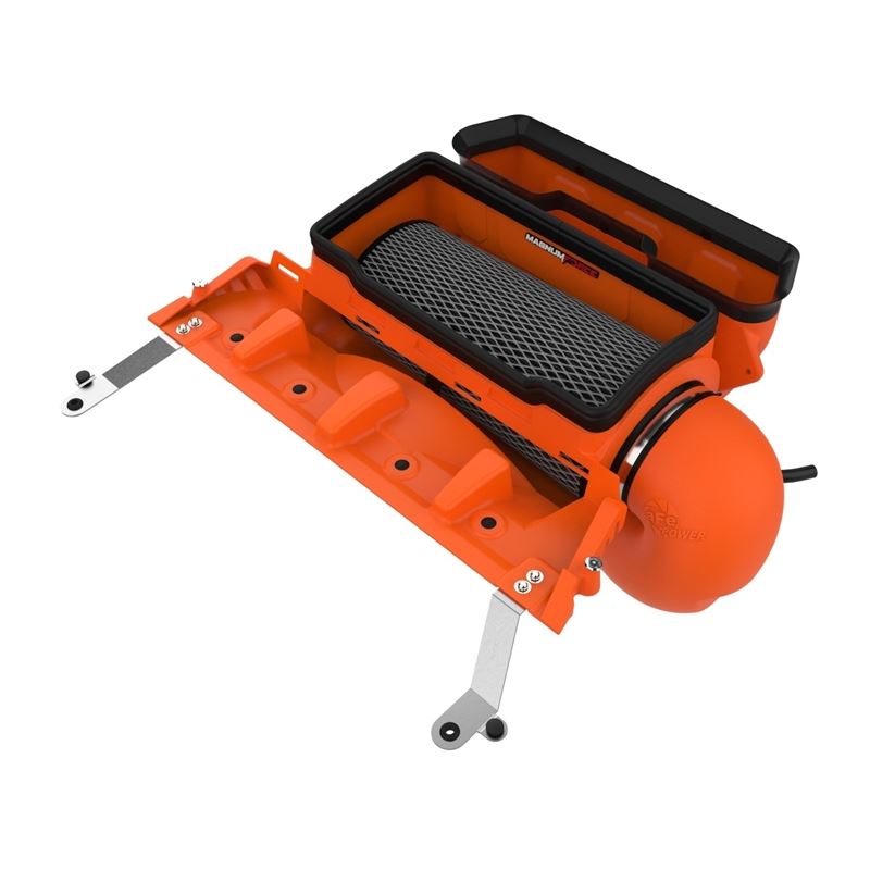 aFe Power SC Magnum FORCE Stage2 Orange Edition Cold Air Intake System w/Pro 5R for 21-23 RAM 1500 TRX V8-6.2L (54-13072KN)