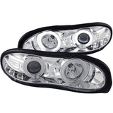 ANZO USA 1998-2002 Chevrolet Camaro Projector Headlights w/ Halo Chrome (121159)