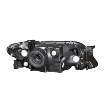 Load image into Gallery viewer, ANZO USA 2001-2003 Mazda Protege Crystal Headlights Black (121107)