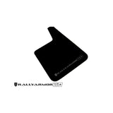 Rally Armor Black Mud Flap/Grey Logo (MF20-URP-BLK/GY)