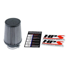 Load image into Gallery viewer, HPS High Flow Performance Air Filter,3.5" Flange ID,7.75" Length,Washable,Reuseable (HPS-4298)