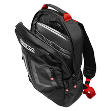 Load image into Gallery viewer, Sparco Stage Series Backpack, Black/Red (016440NRRS)