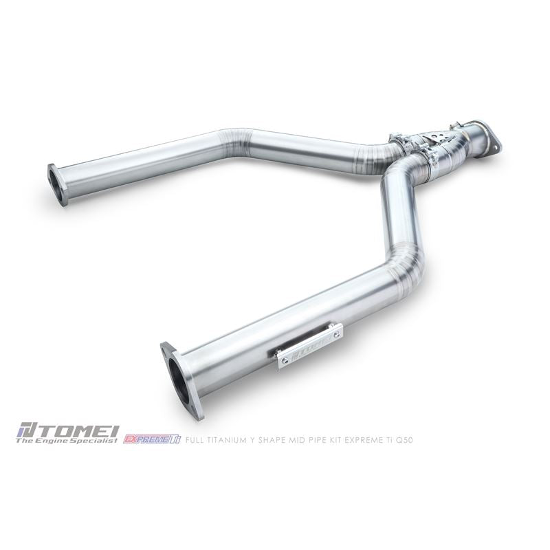 Tomei Full Titanium Y Shape Mid Pipe Kit Expreme Ti for 2016-2021 Infiniti Q50(TB6110-NS21A)