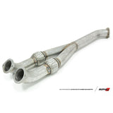 ALPHA Performance R35 GT-R 90mm Race Midpipe - Non-Resonated, 90mm (ALP.07.05.0003-1)