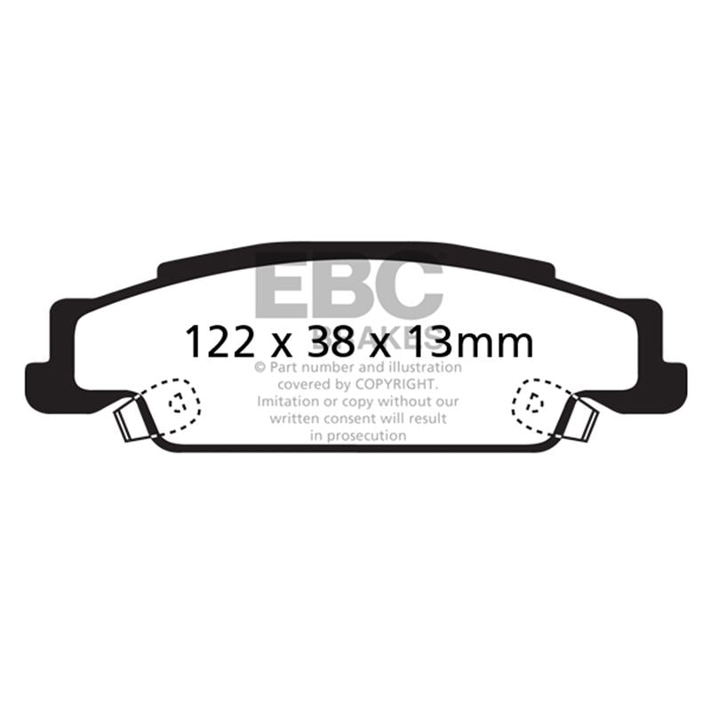 EBC Ultimax OEM Replacement Brake Pads (UD9221)