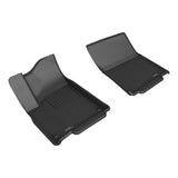 3D Maxpider Custom Fit Floor Liner Compatible for RIVIAN R1T / R1S 2022-2024 KAGU BLACK R1 (L1RI00011509)