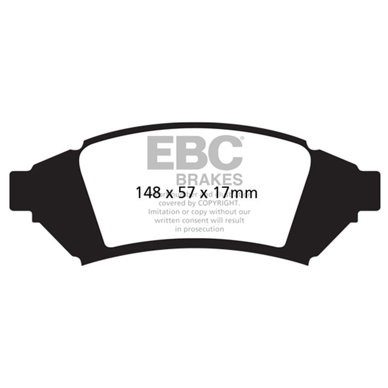 EBC Greenstuff 2000 Series Sport Brake Pads (DP21683)