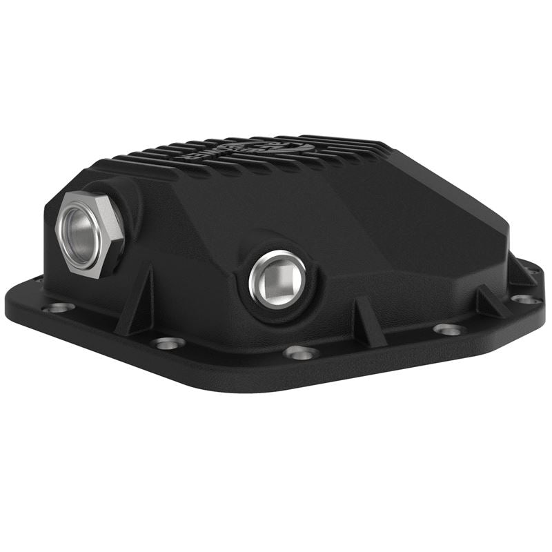 aFe Pro Series Differential Cover Black w/ Machined Fins and Gear Oil (Dana M220) (46-71171B)