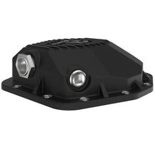 Load image into Gallery viewer, aFe Pro Series Differential Cover Black w/ Machined Fins and Gear Oil (Dana M220) (46-71171B)