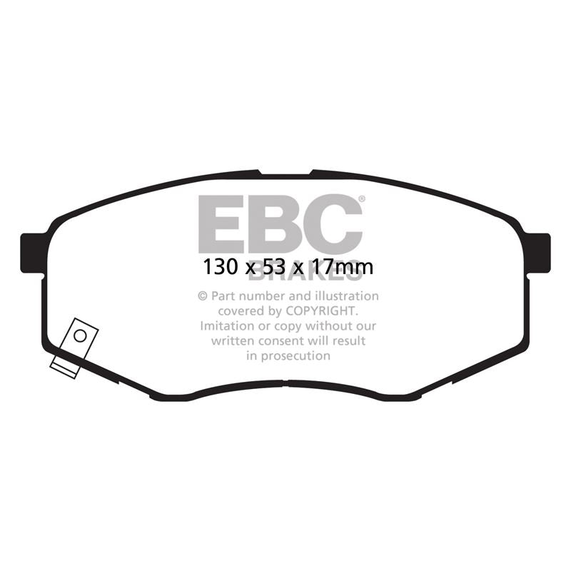 EBC Greenstuff 2000 Series Sport Brake Pads (DP21866)