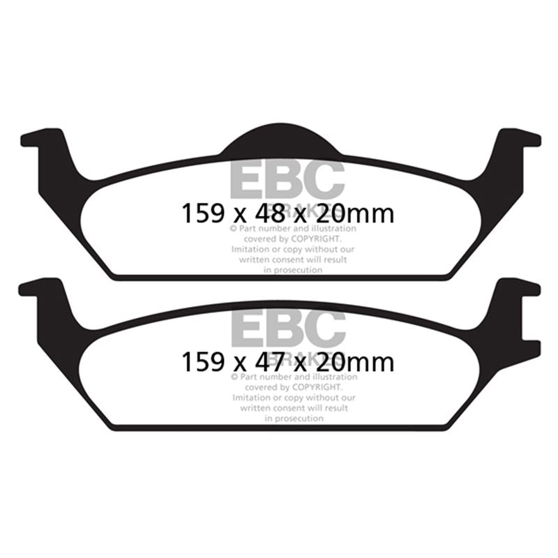 EBC Ultimax OEM Replacement Brake Pads (UD963)