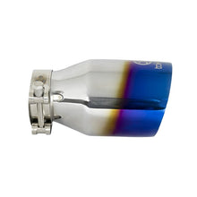 Load image into Gallery viewer, Takeda 304 Stainless Steel Clamp-on Exhaust Tip Blue Flame (49T25404-L07)