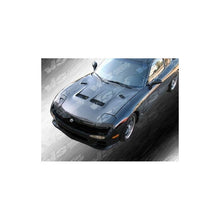 Load image into Gallery viewer, VIS Racing KS Style Black Carbon Fiber Hood (93MZRX72DKS-010C)