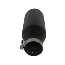 Load image into Gallery viewer, aFe MACH Force-Xp 409 Stainless Steel Clamp-on Exhaust Tip Black (49-92023-B)