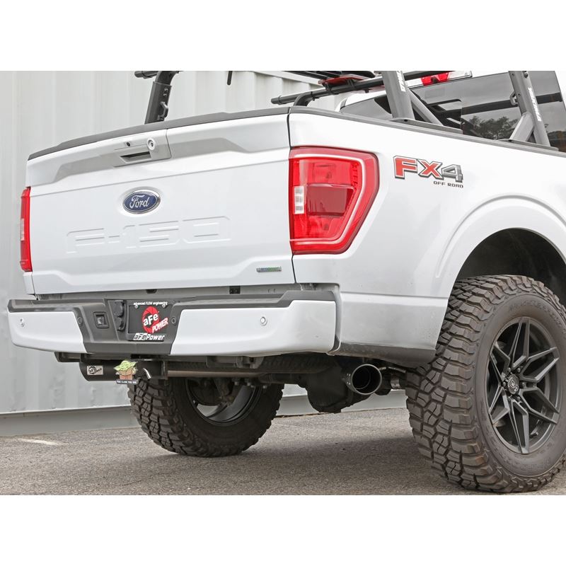 aFe Vulcan Series 3 IN 304 Stainless Steel Cat-Back Exhaust System w/Black Tip for 2021-2021 Ford F-150(49-33126-B)