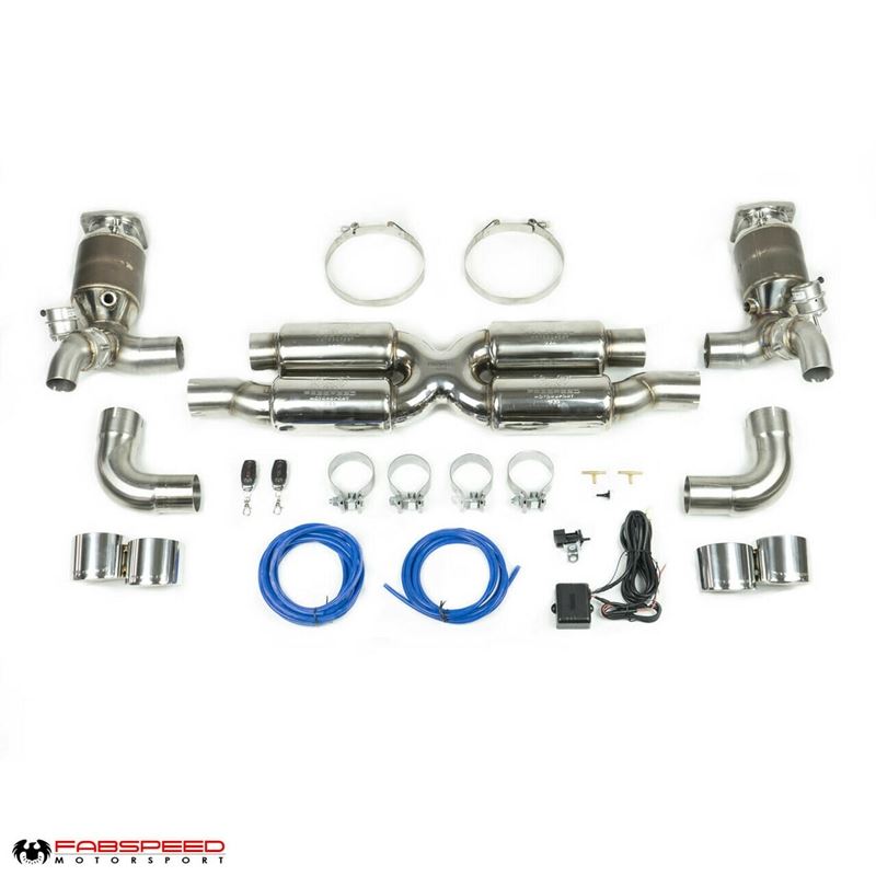 Fabspeed 997.2 Turbo/TurboS Valvetronic Supersport X-Pipe Exhaust System(10-12)(FS.POR.9972T.SSSXVP)