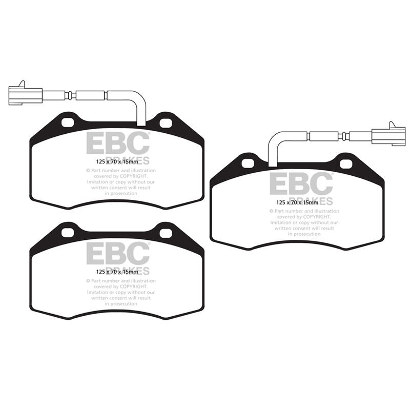 EBC Greenstuff 2000 Series Sport Brake Pads (DP22021/2)