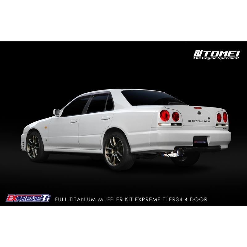 Tomei Full Titanium Muffler Kit Expreme Ti ER34 4 Door (TB6090-NS06B)