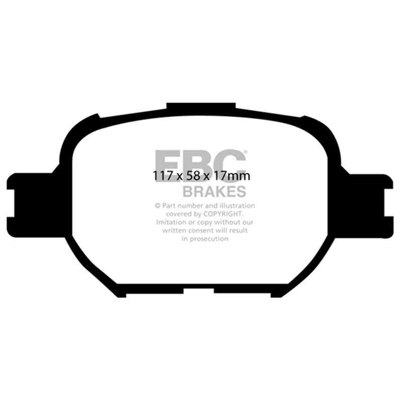 EBC Redstuff Ceramic Low Dust Brake Pads (DP31325C)