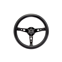 Load image into Gallery viewer, Sparco Targa 350 Racing Steering Wheel, Black Leather (015TARGA350PLNR)